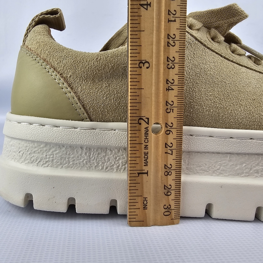 J/Slides Women's Roger Platform Sneakers Sand Suede 7.5 - Picture 9 of 9